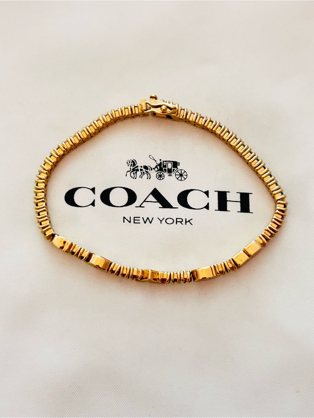 NWOT Coach Rainbow Tennis Bracelet - Picture 13 of 15
